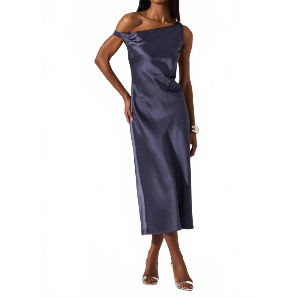 NEW ASTR elain dress in indigo - Picture 3 of 7